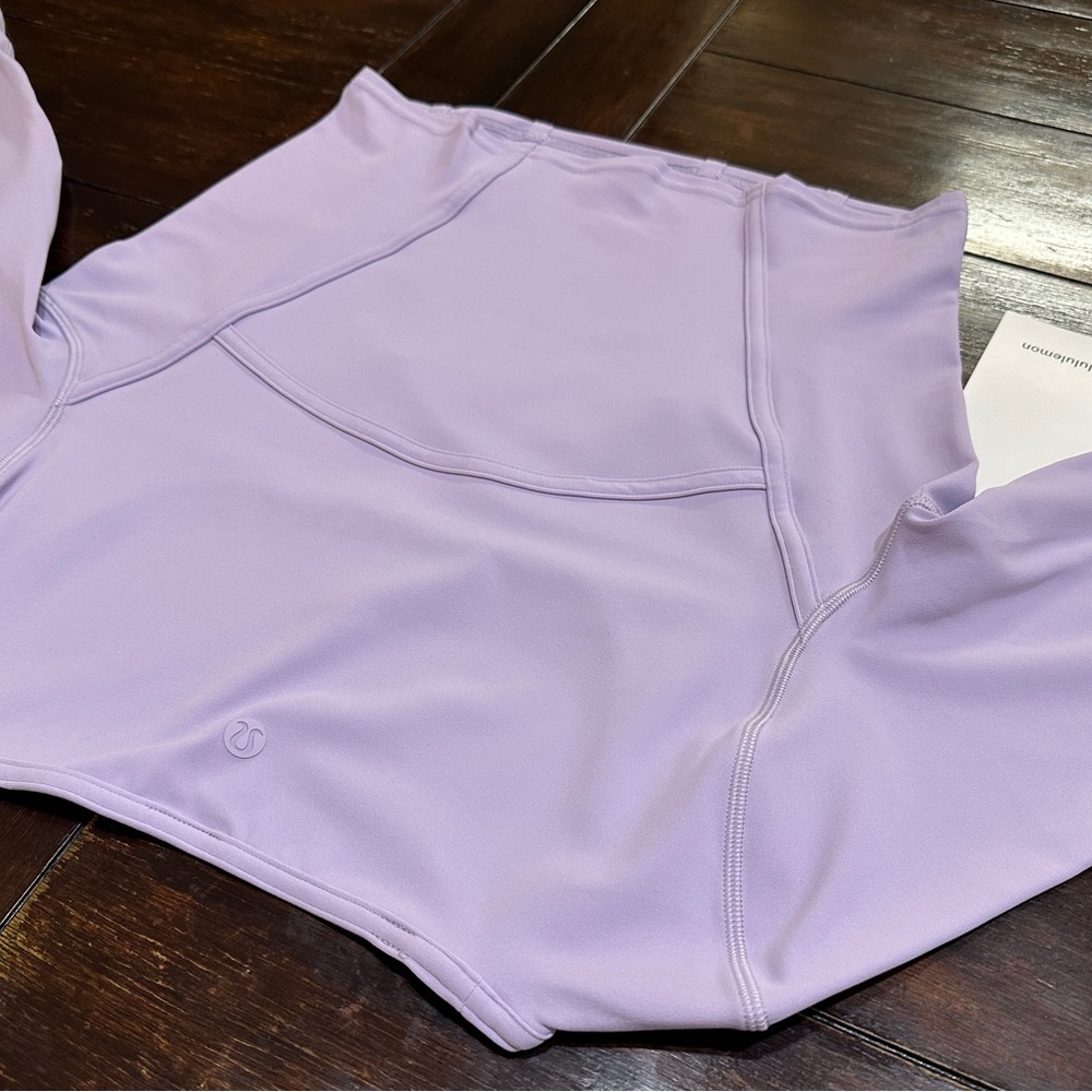 NWT Lululemon Waist-Seamed Nulu Long-Sleeve Shirt - Lilac Ether - 6 - Picture 9 of 12